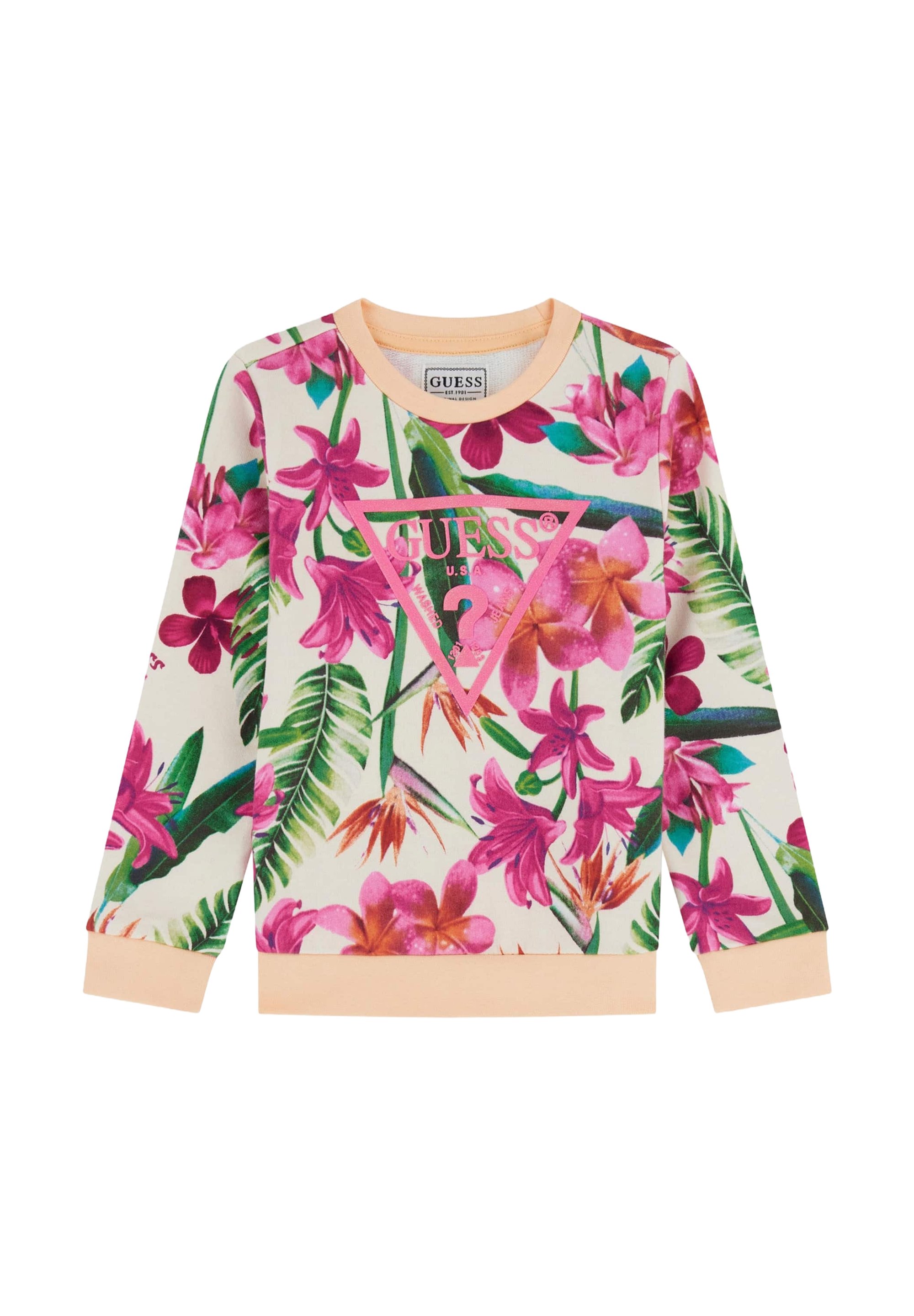 Guess Sweatshirt blumenmuster/multi-coloured Zalando
