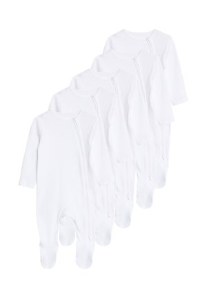 5PK ZIP FRONT - Strampler - white