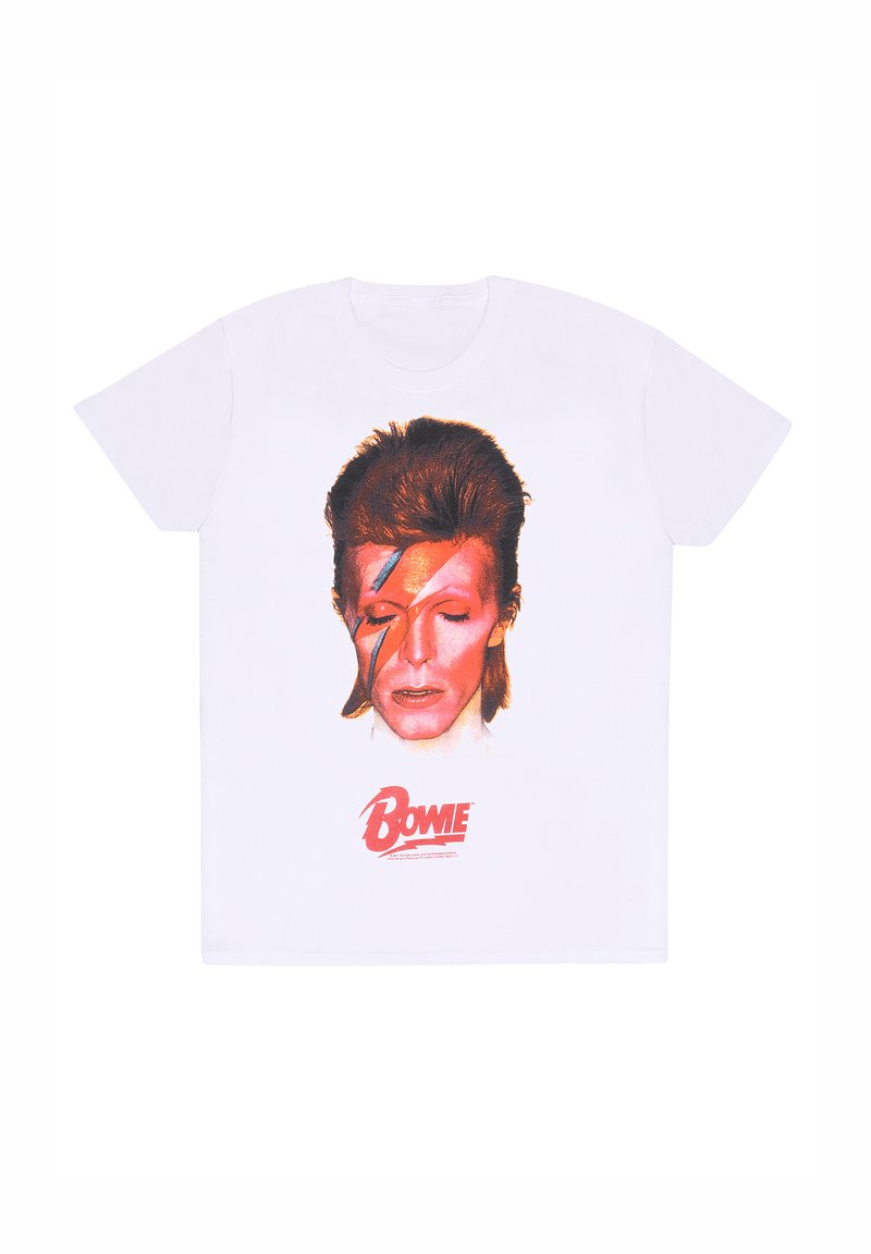 Henry Tiger - DAVID BOWIE ALADDIN SANE - T-shirt print - white, Vergroten