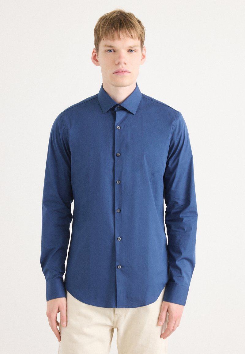 Calvin Klein SLIM SHIRT - Finskjorte - steel blue