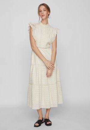 VICORA MIDI DRESS - Marškininė suknelė - egret