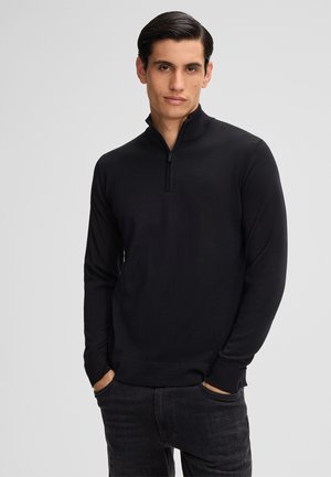 TROYER MAREK - Strickpullover - schwarz