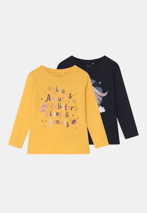 NMFVEEN 2 PACK - T-shirt à manches longues - yellow/blue