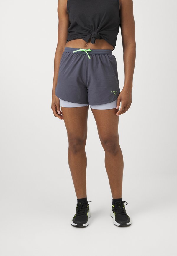 HYROX SHORT - 2-in-1 shorts - galactic gray2