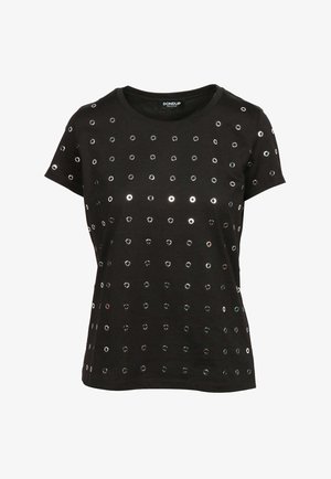 Dondup T-shirt con stampa - black