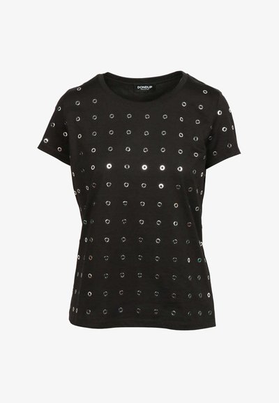Dondup T-shirt con stampa - black