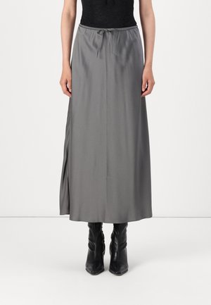DRAW MAXI - A-line skjørt - grey