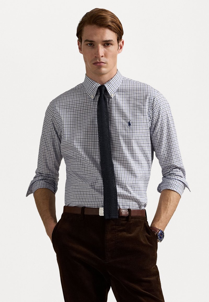 Polo Ralph Lauren CUSTOM FIT PLAID TWILL SHIRT - Cămașă - blue