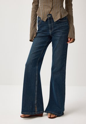 House, GLOCKENJEANS - Džínsy bootcut - dark blue jeans