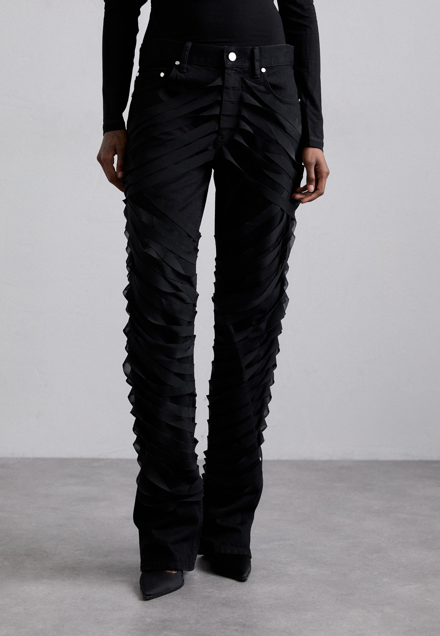Helmut Lang 04 pants Helmut Lang Boot Cut Slim Fit Pants Helmut
