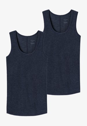 Schiesser 2 PACK PERSONAL - Maglietta intima - nachtblau