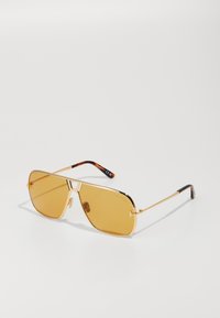 STAVROS UNISEX - Slnečné okuliare - shiny deep gold-coloured/brown