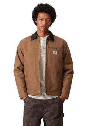 Carhartt WIP, DETROIT JACKET (WINTER) - Chaqueta fina - hamilton brown / tobacco rigid