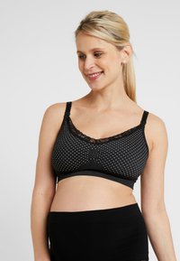 MAGIC Bodyfashion - MAMA NURSING BRA DOTS - Bustier - black Thumbnail Image 1