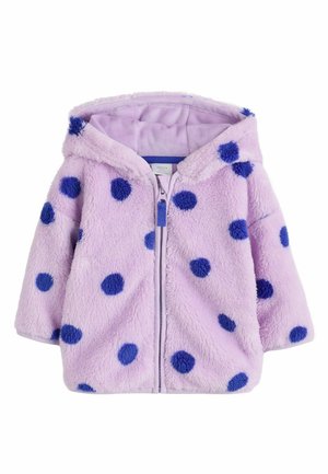 Next, Fleece jacket - purple spot
