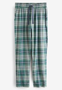 Next LIGHTWEIGHT  SET - REGULAR FIT - Pizsamák - blue green soft check
