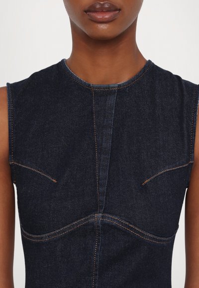 Sportmax GERANIO - Obleka iz džinsa - midnight blue