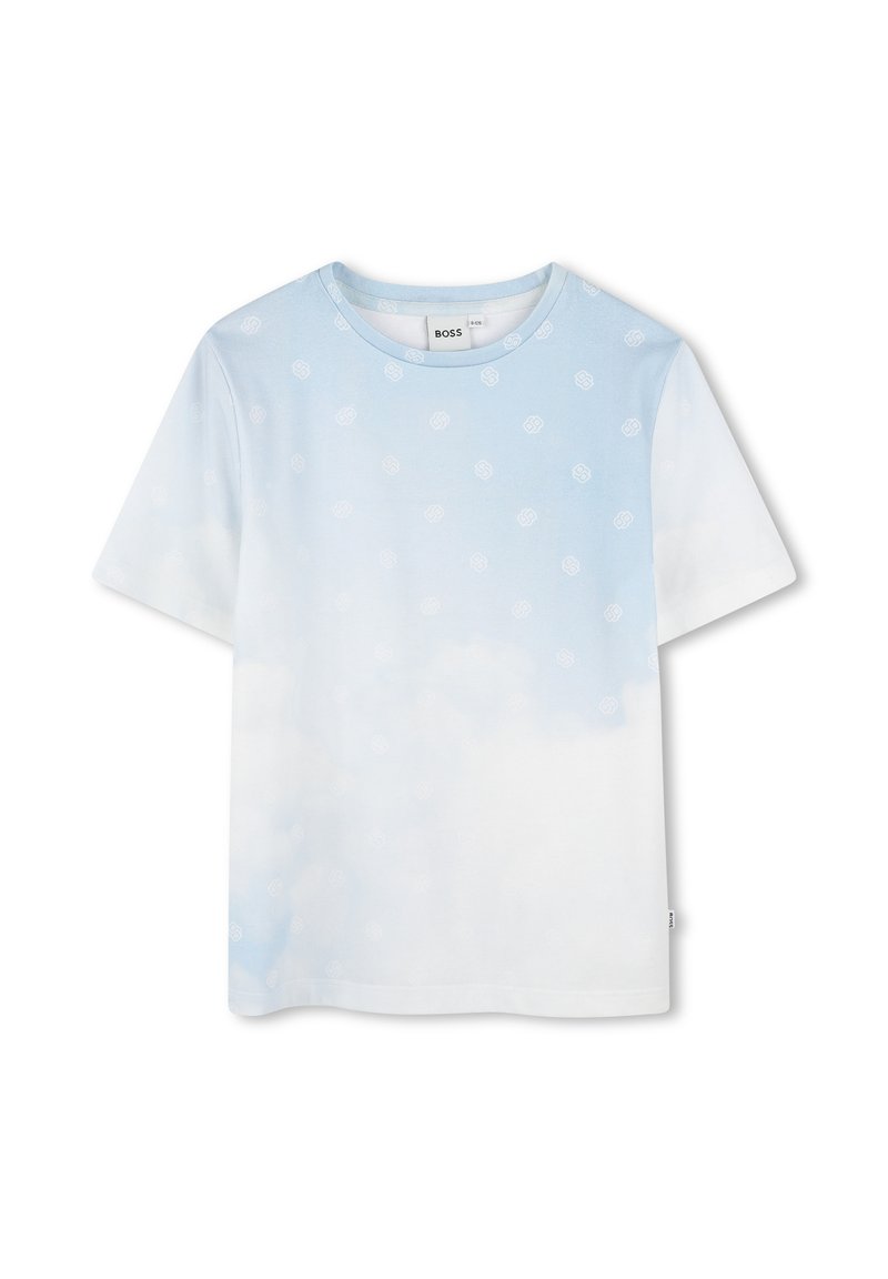BOSS Kidswear T-shirt print blauw BOSS Kidswear T-shirt print blauw