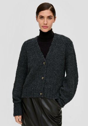 s.Oliver BLACK LABEL, Strickjacke - dunkelgrau