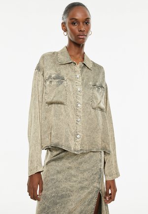 Overhemdblouse - verde claro