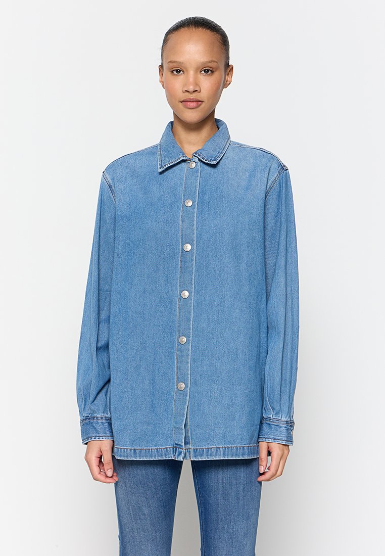 Replay Overhemdblouse blauw