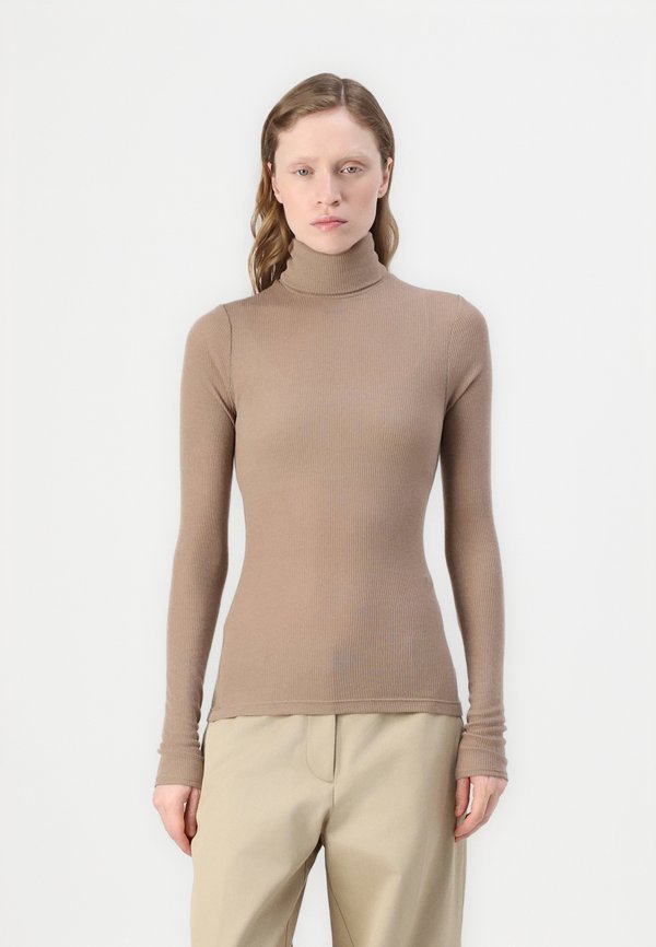 SONNET T NECK - Long sleeved top - greige