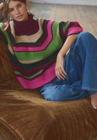 Next HIGH ROLL NECK - Striktrøje - multi stripe