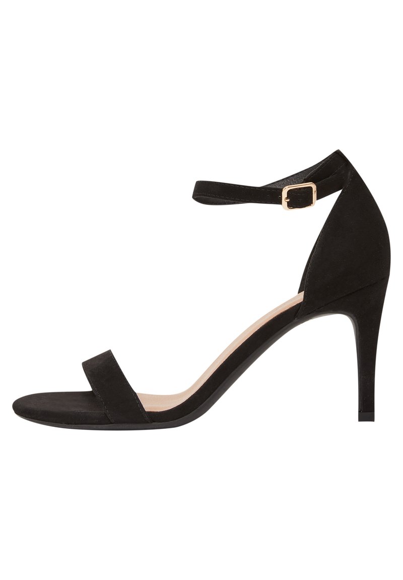New Look Wide Fit Sandalen met hoge hak zwart