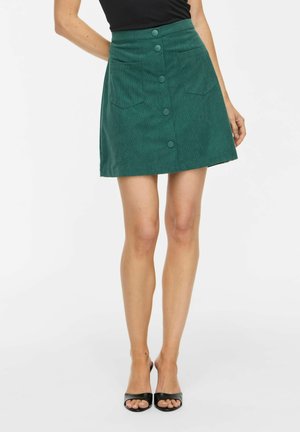 VILA MINI SKIRT VIELSA HIGH WAIST - Jupe trapèze - ponderosa pine
