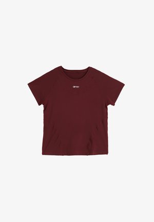 aim’n®, SOFT BASIC SHORT SLEEVE - Sports T-shirts - merlot