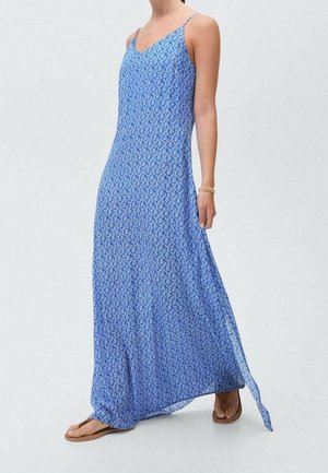 Mango Kids, Robe longue - neon blue