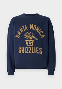 Boxy Santa Monica Grizzlies Graphic Crew Sweatshirt - Sweatshirt - navy