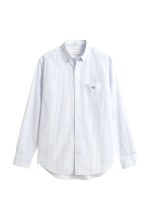 GANT REG POPLIN STRIPE - Skjorter - light blue