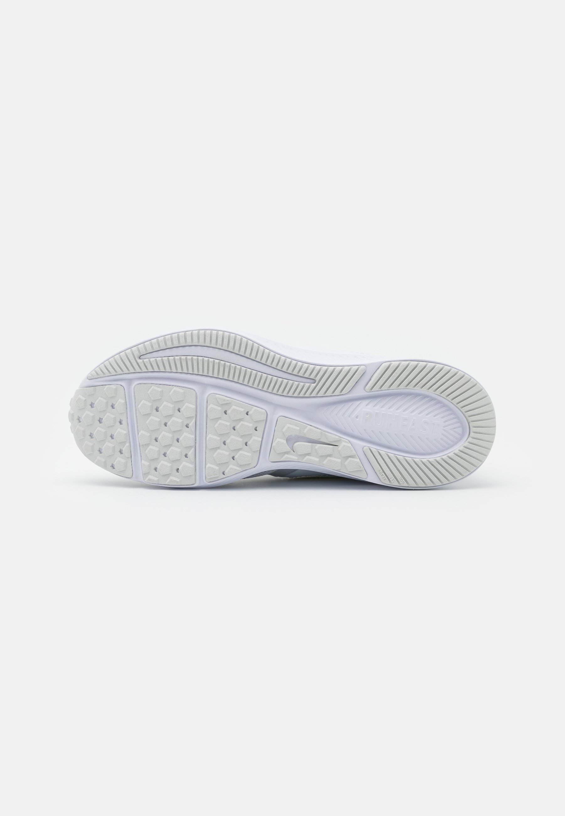 Nike Performance STAR RUNNER 2 POWER UNISEX - Zapatillas de running neutras  - pure platinum/multicolor/barely volt/red plum/white/gris claro - Zalando .es