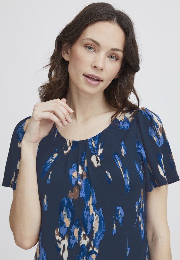 FRSeen - Day dress - hydrangea aop ms b2