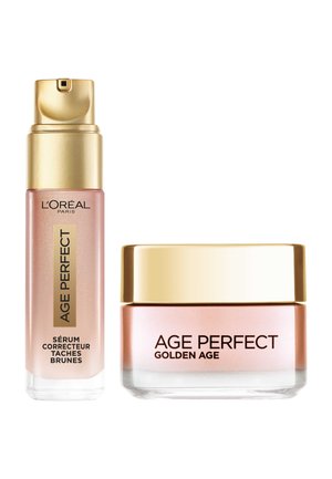 ROUTINE SÉRUM CORRECTEUR TACHES BRUNES & SOIN JOUR RE-FORTIFIANT - Set de soins du visage - transparent