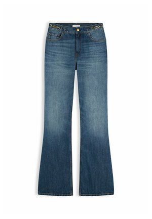Tommy Hilfiger, TOMMY HILFIGER FLAG HORSEBIT MID RISE FLARED JEANS - Jean flare - cam mid