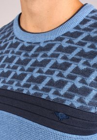 Gabbiano Stickad tröja - mottled blue