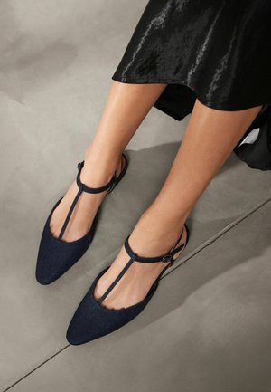 FOREVER COMFORT - Slingback ballerina´s - denim