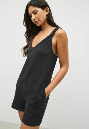 REGULAR FIT - Buksedragter - black