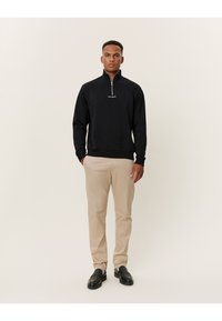 Les Deux DEXTER HALF ZIP - Športni pulover - black
