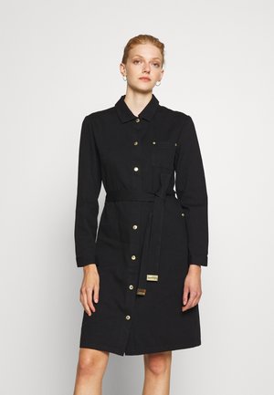MINATO DRESS - Denim dress - black