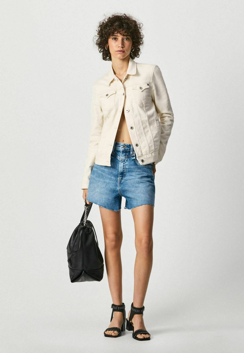 Pepe Jeans Spijkerjas wit denim/whitedenim