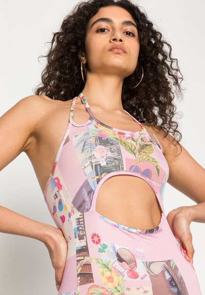 adidas pride mesh dress adidas Originals PRIDE MESH - Robe en jersey - multicolor/grey/multicolore