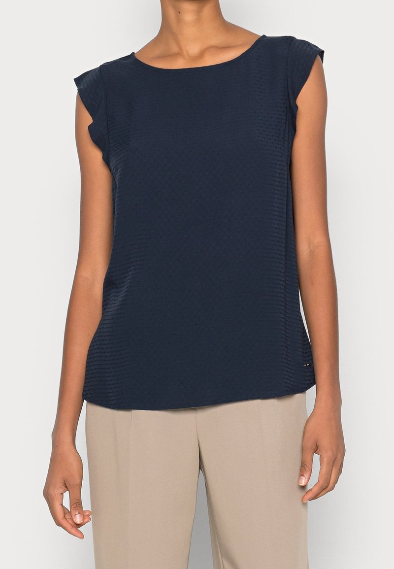 TOM TAILOR DENIM Blus - dark blue
