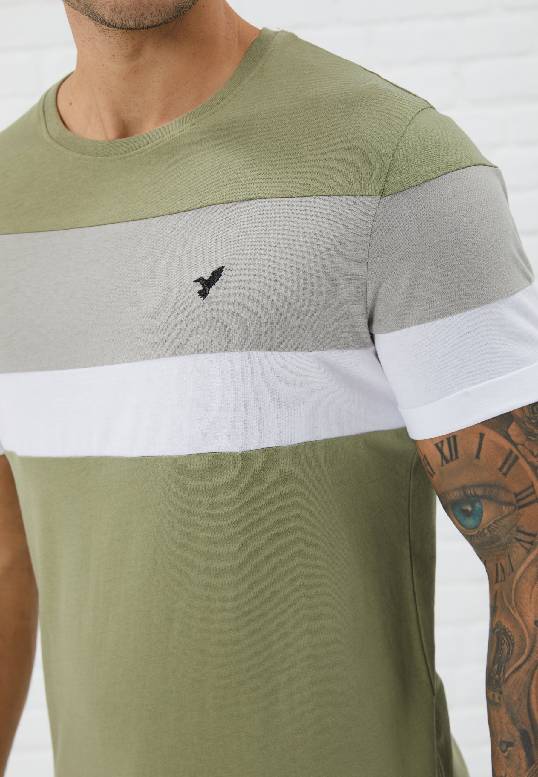 Print T-shirt - khaki - Product Details