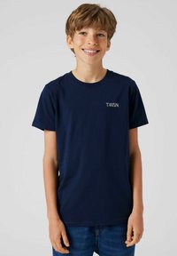 TWO SOON 2ER-PACK - T-shirts basic - navy blazer