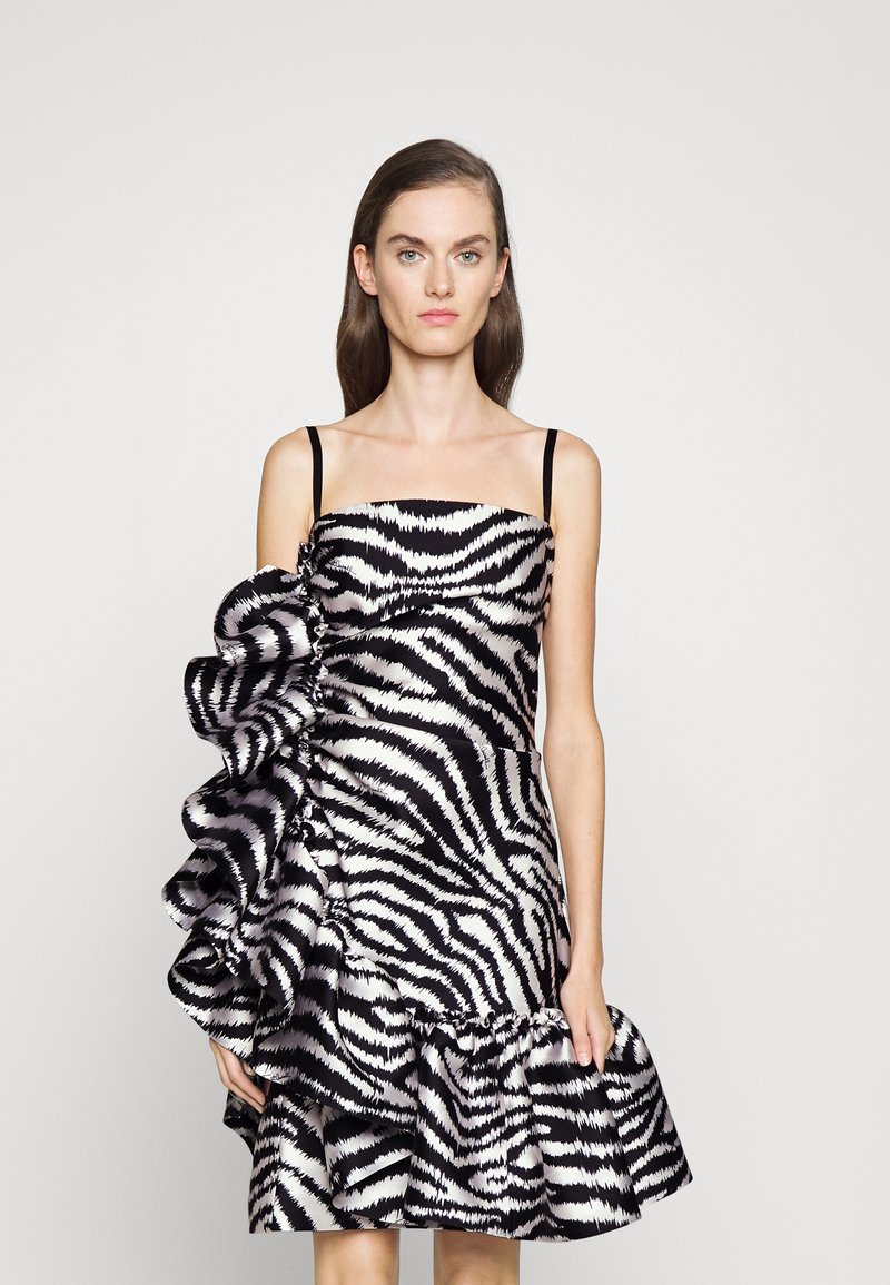 Just Cavalli DRESS Cocktail dress / Party dress black/white/black