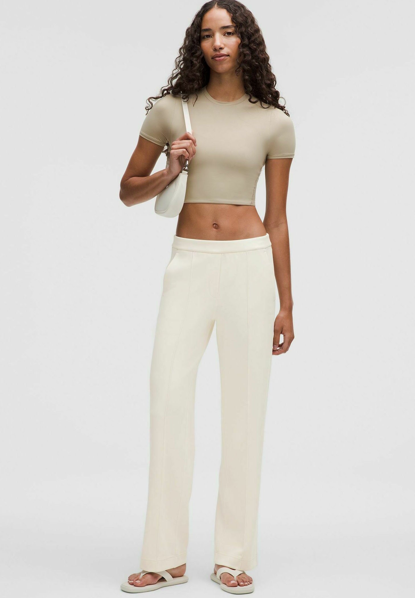 lululemon SOFTSTREME™ PINTUCK MID-RISE - Tracksuit bottoms - Light