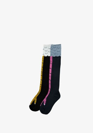 2 Pack Chicken legs - Calcetines hasta la rodilla - black pink short